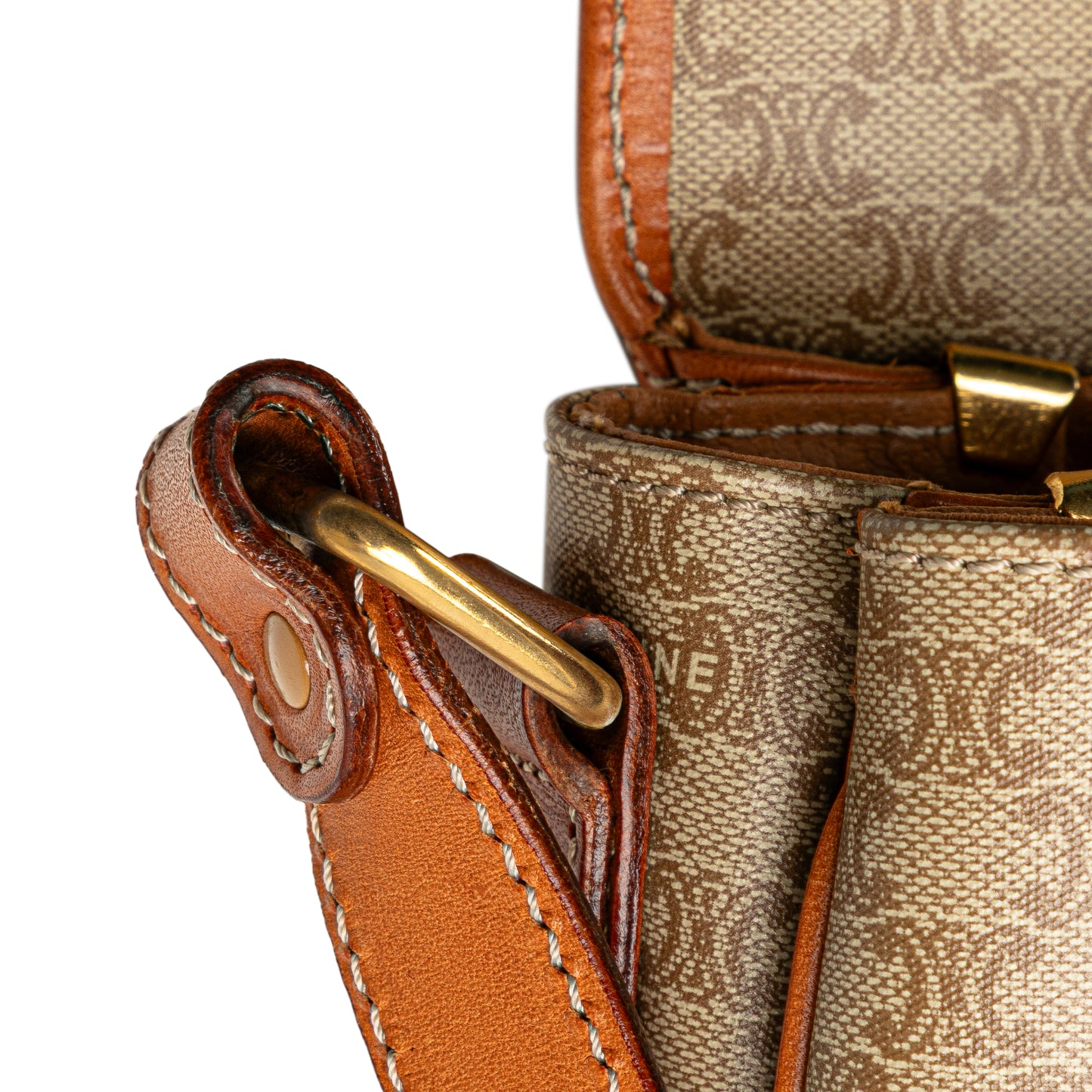 Celine Macadam Coated Canvas Crossbody