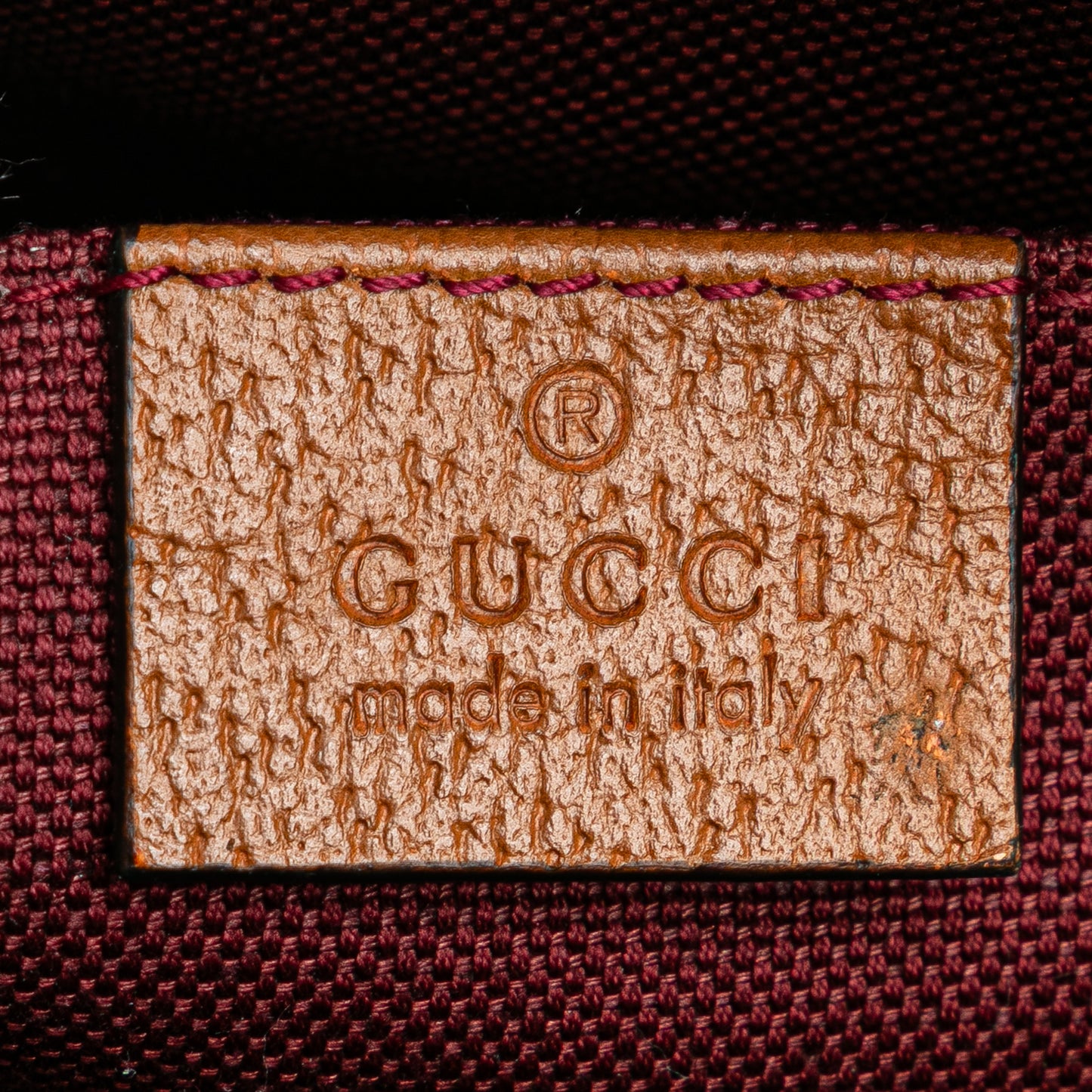 Gucci Checkered Wool Childrens Pocket Handbag