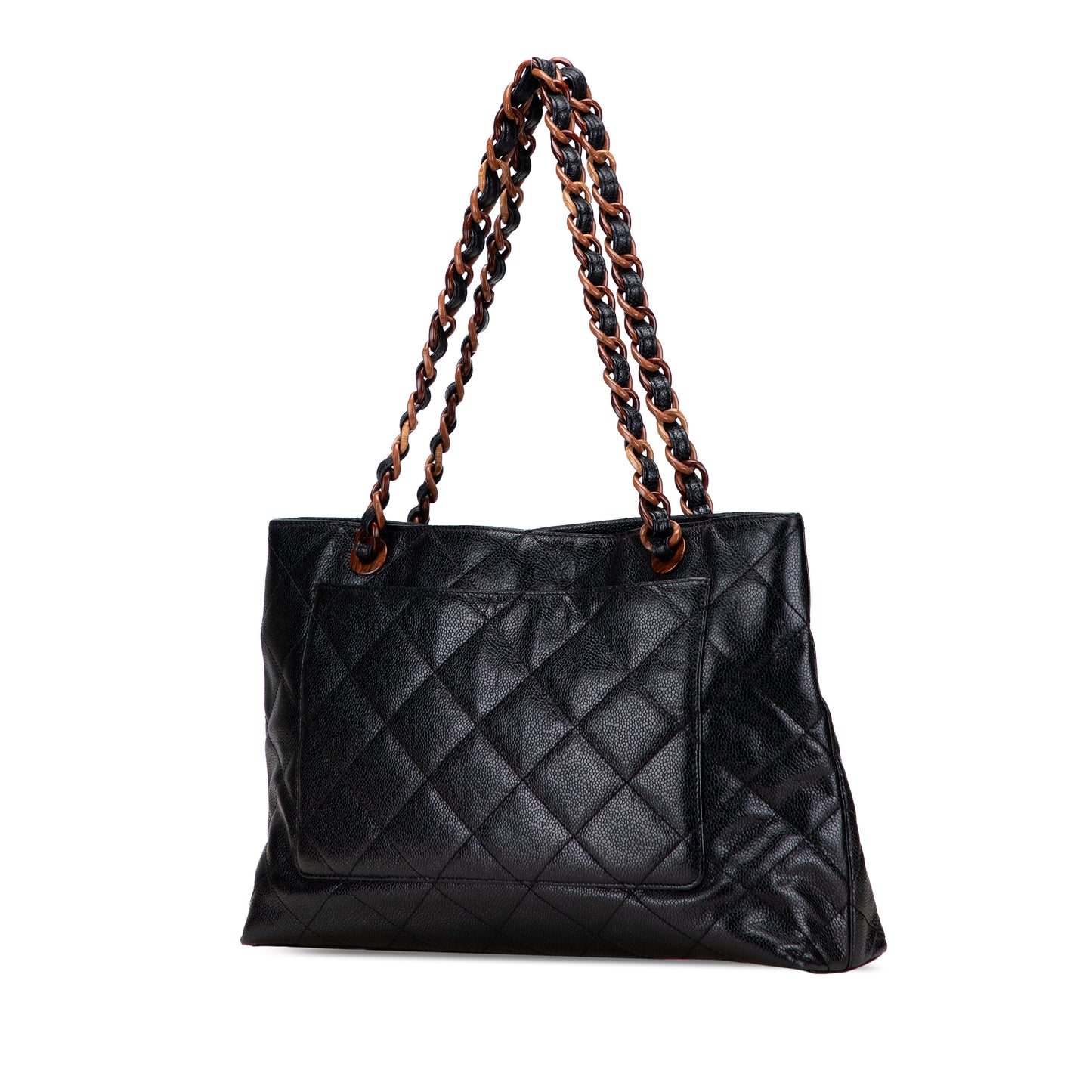 Chanel CC Tortoise Chain Tote Bag