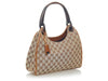 Bolso de hombro de lona Gucci GG