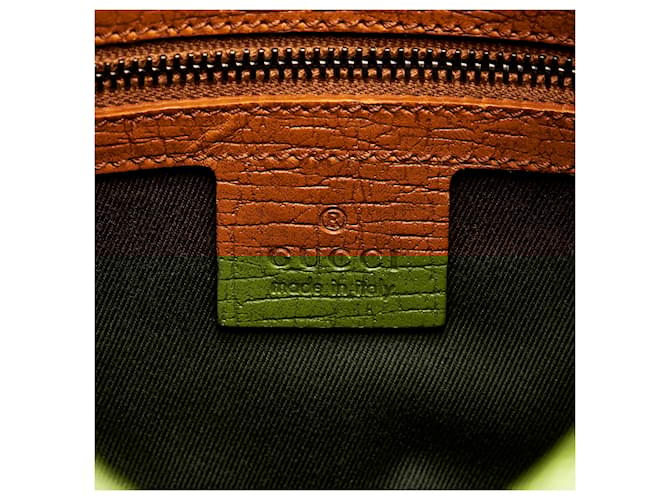 Bolso de hombro de lona Gucci GG