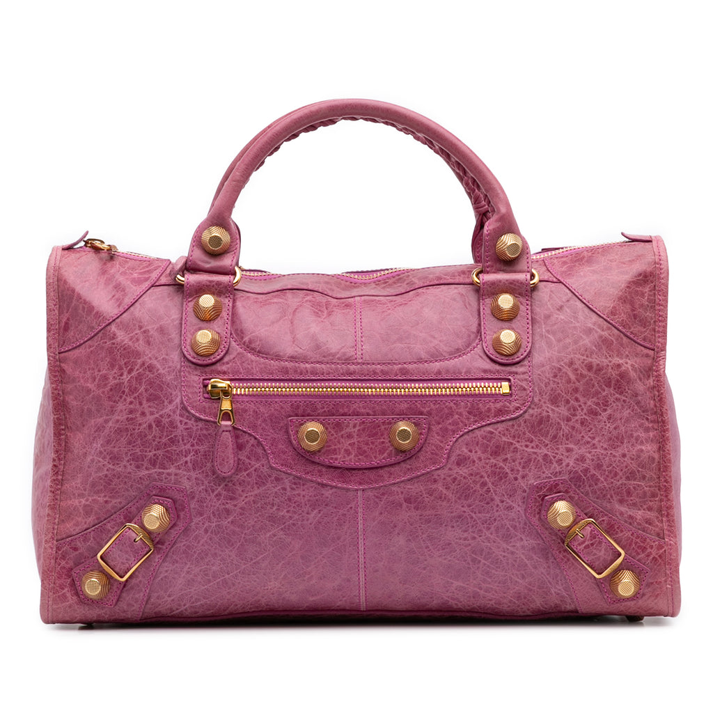 Bolso de trabajo Balenciaga Lambskin Motocross Giant 21