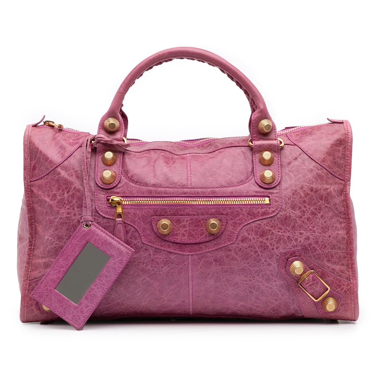 Bolso de trabajo Balenciaga Lambskin Motocross Giant 21