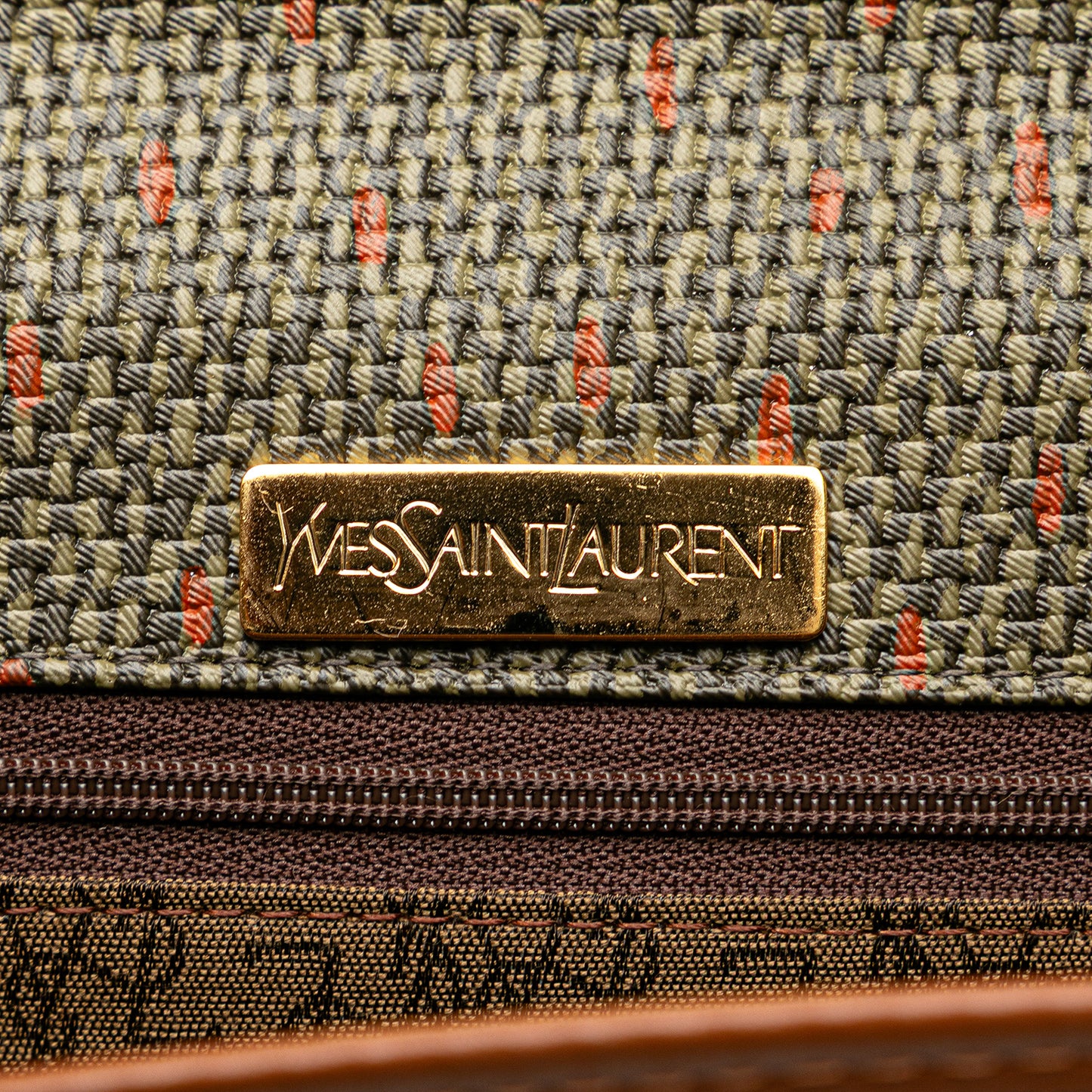 YSL Coated Canvas Satchel