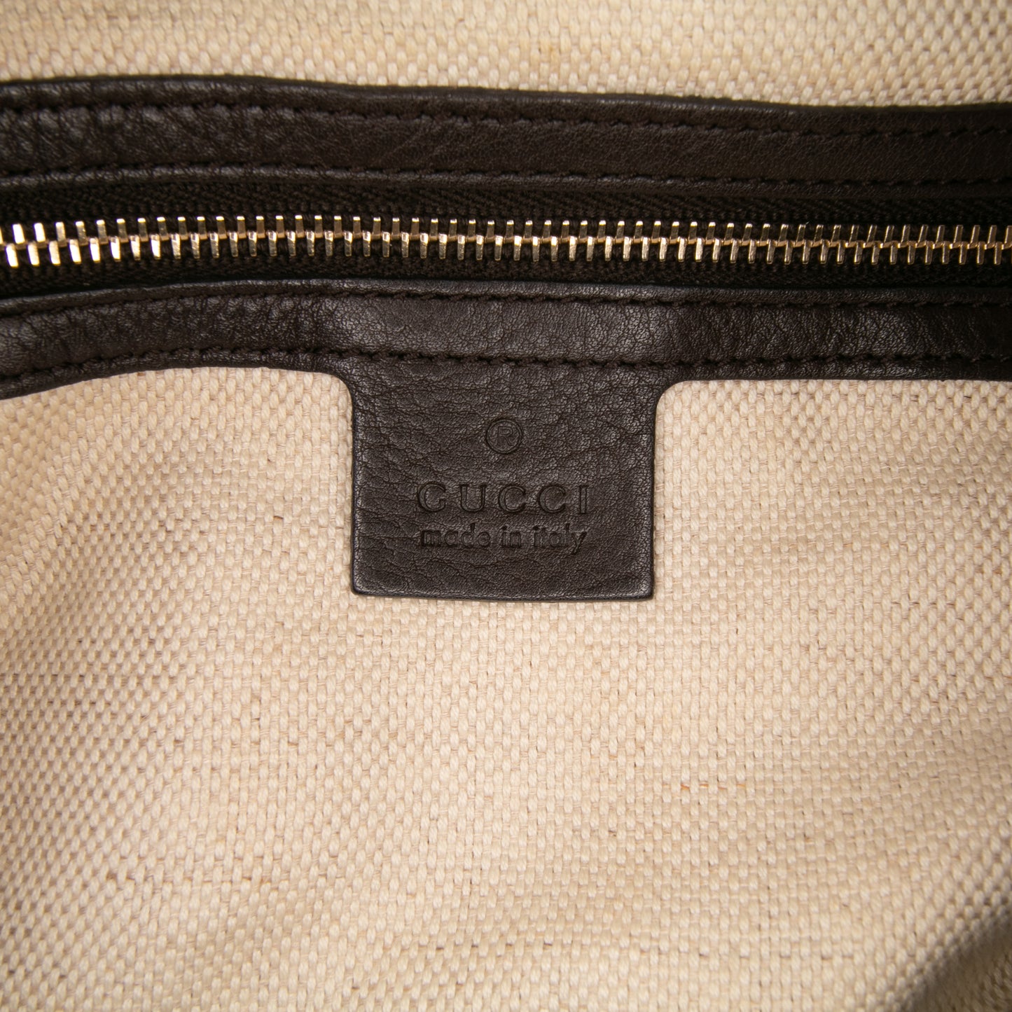 Bolso Hobo Gucci GG de lona Horsebit