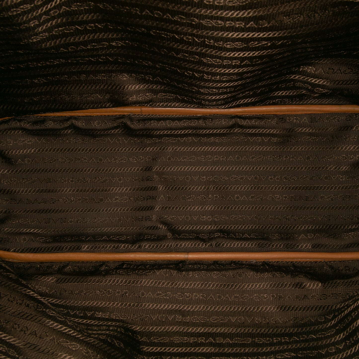 Prada Vitello Daino Side Zip Tote