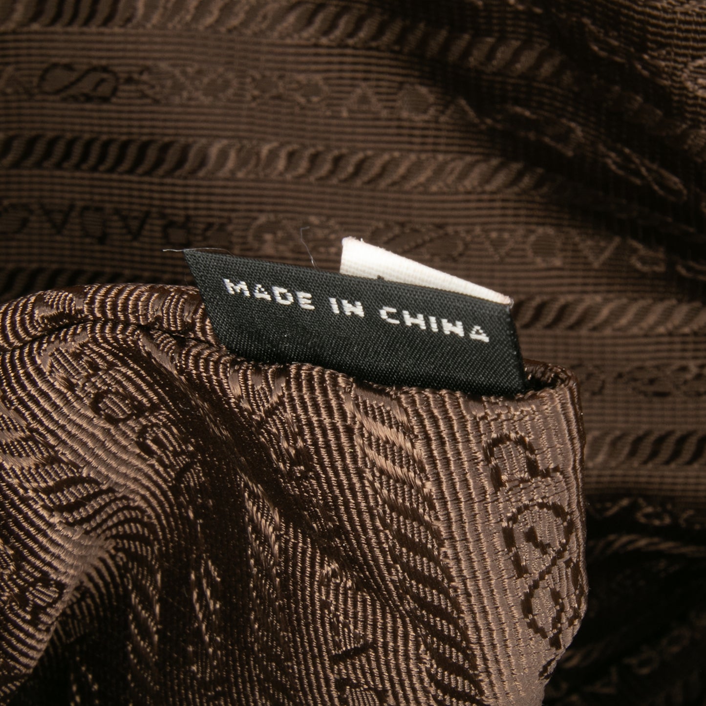 Prada Vitello Daino Side Zip Tote