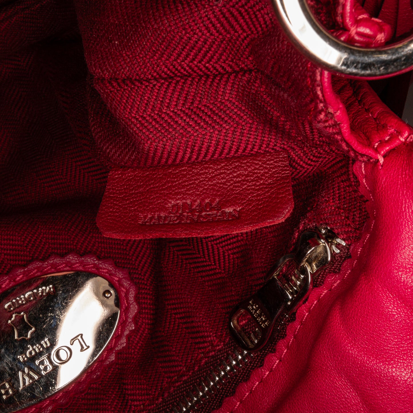 Loewe Small Leather Flamenco Crossbody Bag