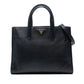 Prada Saffiano Soft Triple Pocket Tote