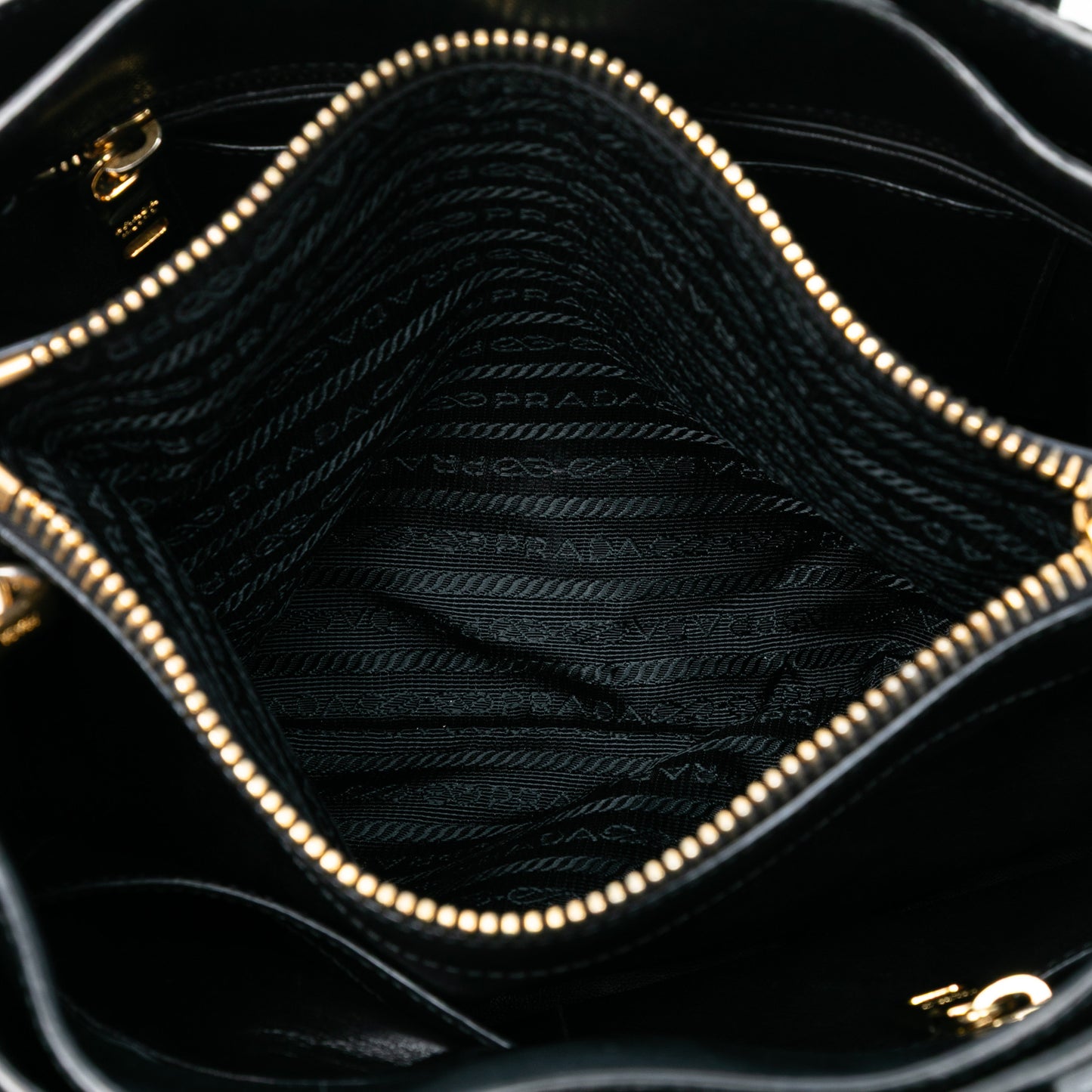 Prada Saffiano Soft Triple Pocket Tote