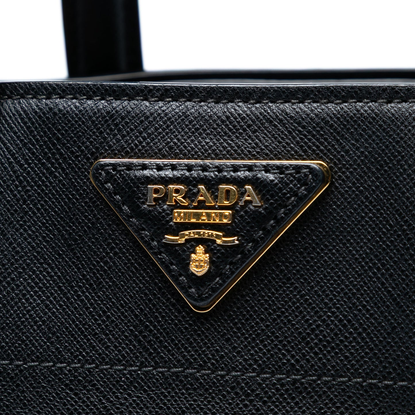 Prada Saffiano Soft Triple Pocket Tote