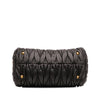 Miu Miu Matelasse Leather Turnlock Tote