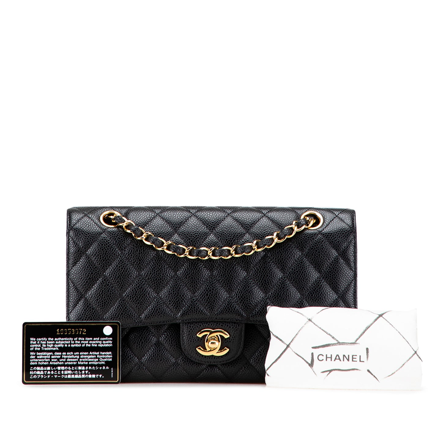 Chanel Medium Classic Caviar Double Flap