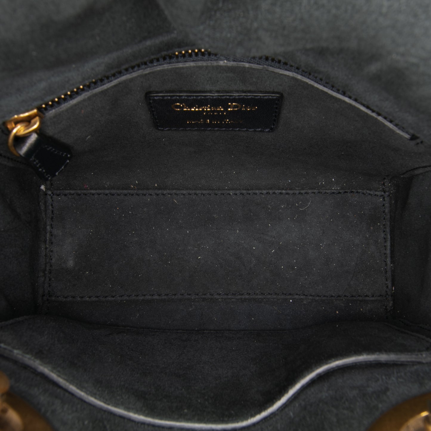 Dior Mini Denim Embroidered Lady Dior