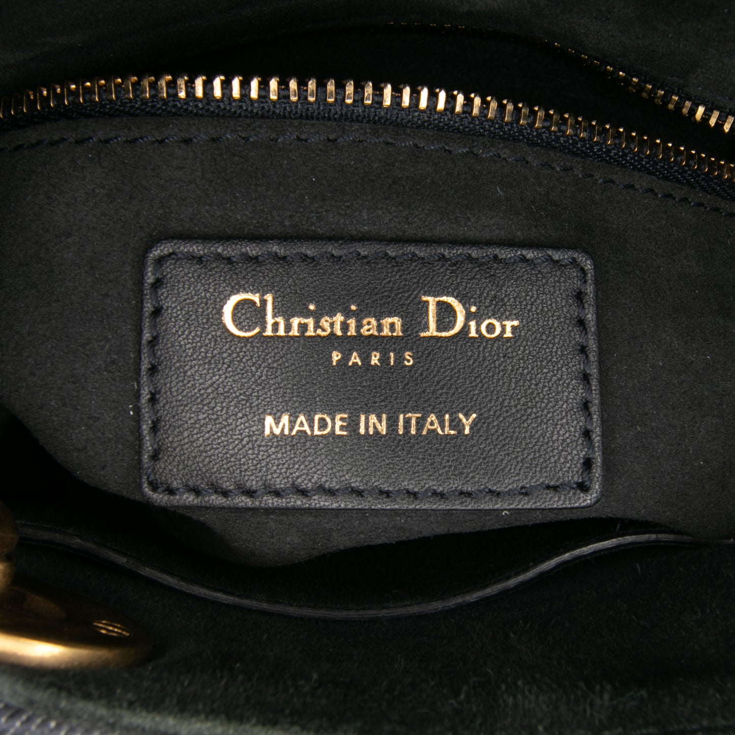 Dior Mini Denim Embroidered Lady Dior