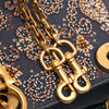 Dior Mini Denim Embroidered Lady Dior