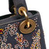 Dior Mini Denim Embroidered Lady Dior