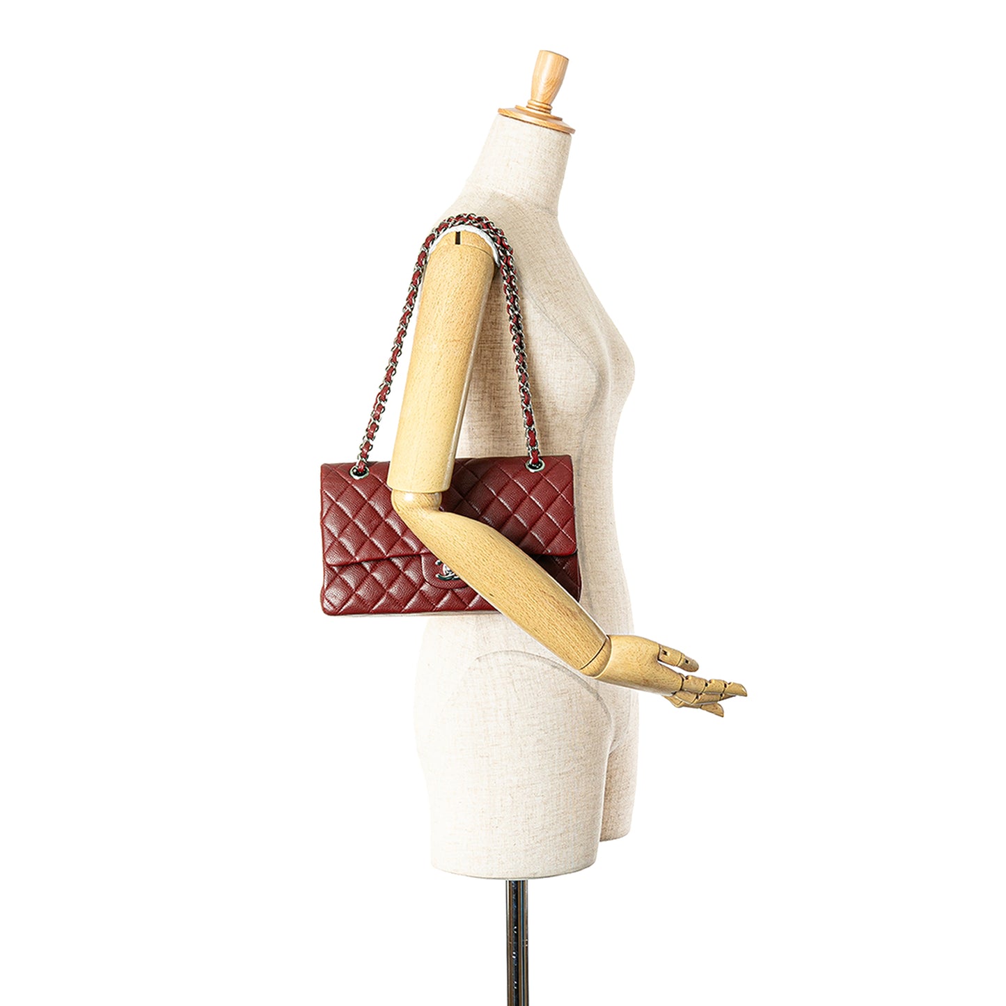 Bolso Chanel Mediano Clásico de Caviar