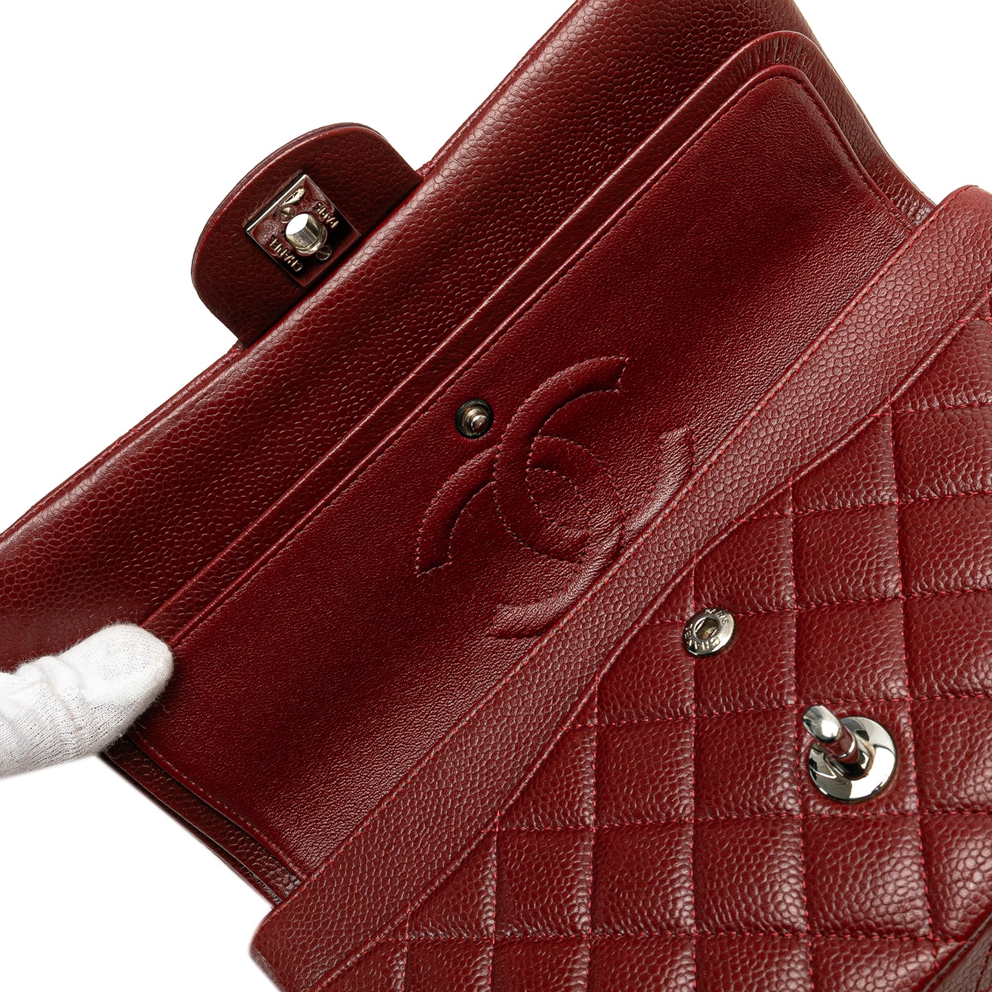 Bolso Chanel Mediano Clásico de Caviar