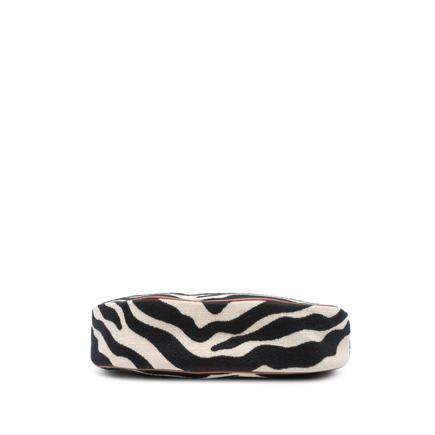 Celine Zebra Print Canvas Ava Shoulder Bag