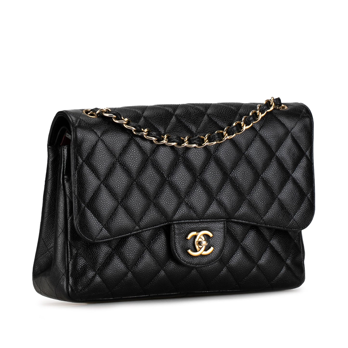 Chanel Jumbo Classic Caviar Double Flap