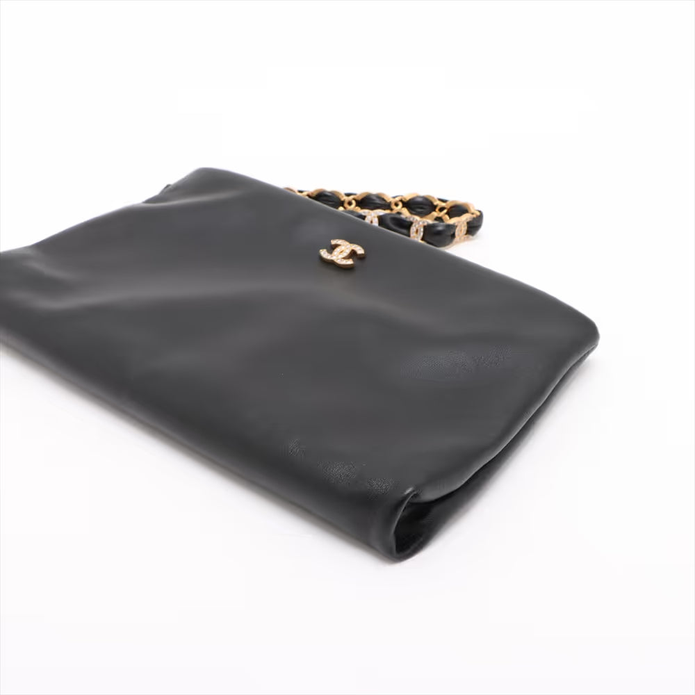 Chanel Coco Mark Lambskin Clutch