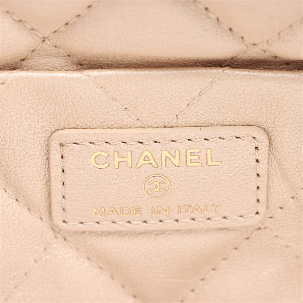 Chanel Coco Mark Lambskin Clutch