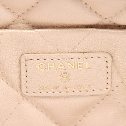 Chanel Coco Mark Lambskin Clutch