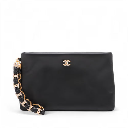 Chanel Coco Mark Lambskin Clutch