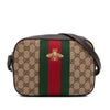 GG Canvas Webby Bee Camera Bag
