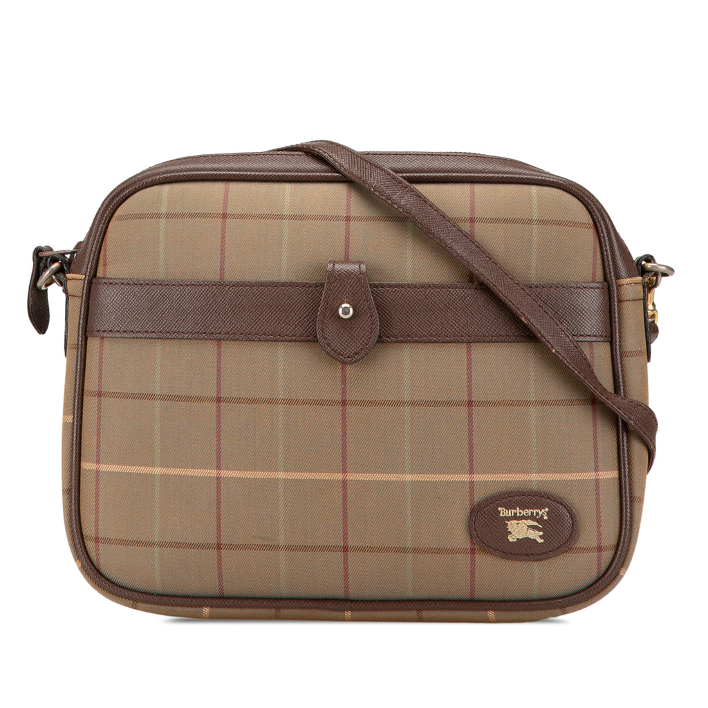 Burberry Vintage Check Canvas Crossbody