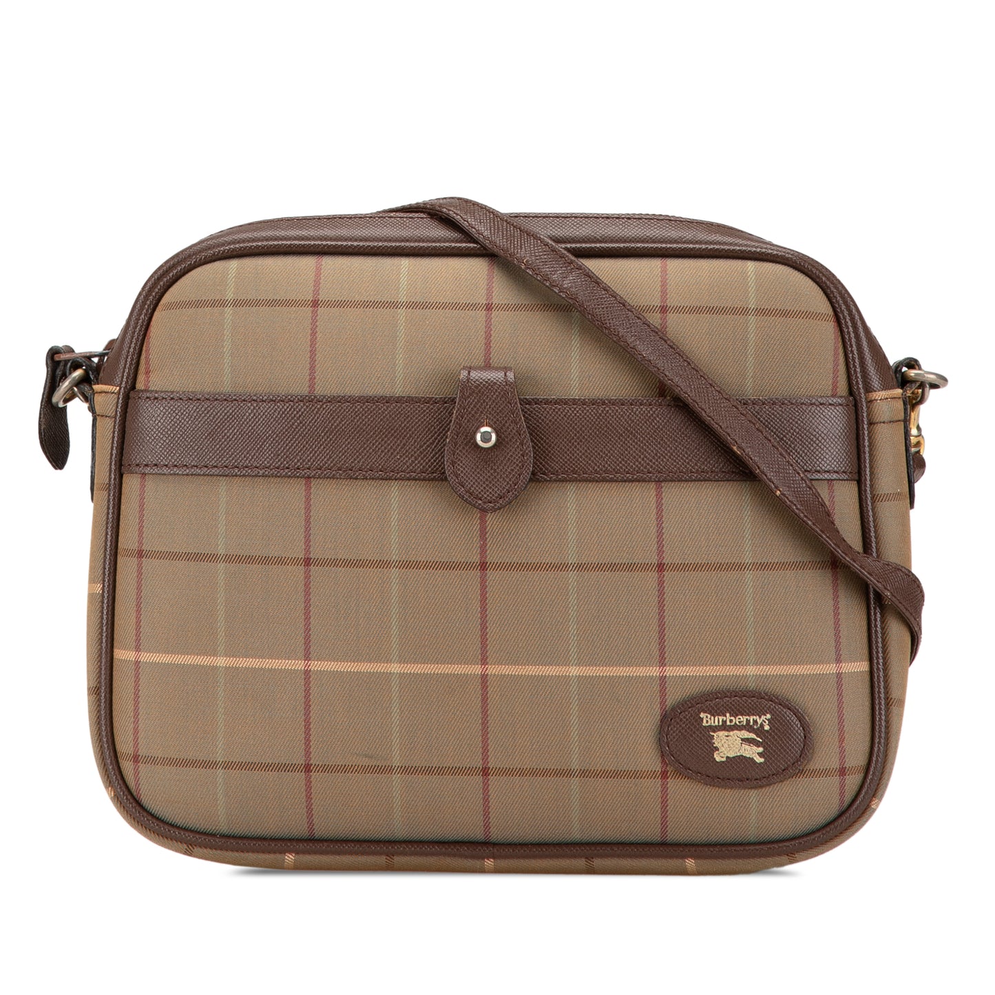 Burberry Vintage Check Canvas Crossbody