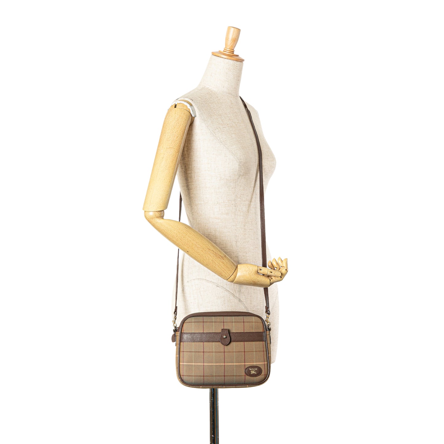 Burberry Vintage Check Canvas Crossbody