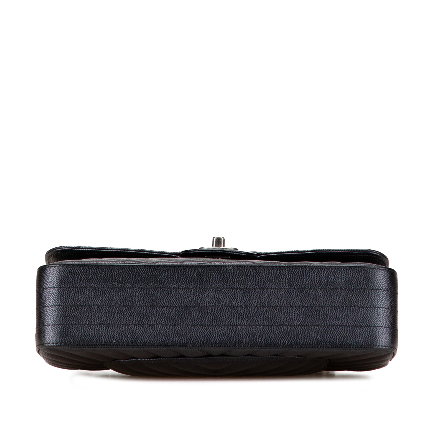 Chanel Medium Classic Chevron Caviar Double Flap