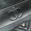 Chanel Medium Classic Chevron Caviar Double Flap