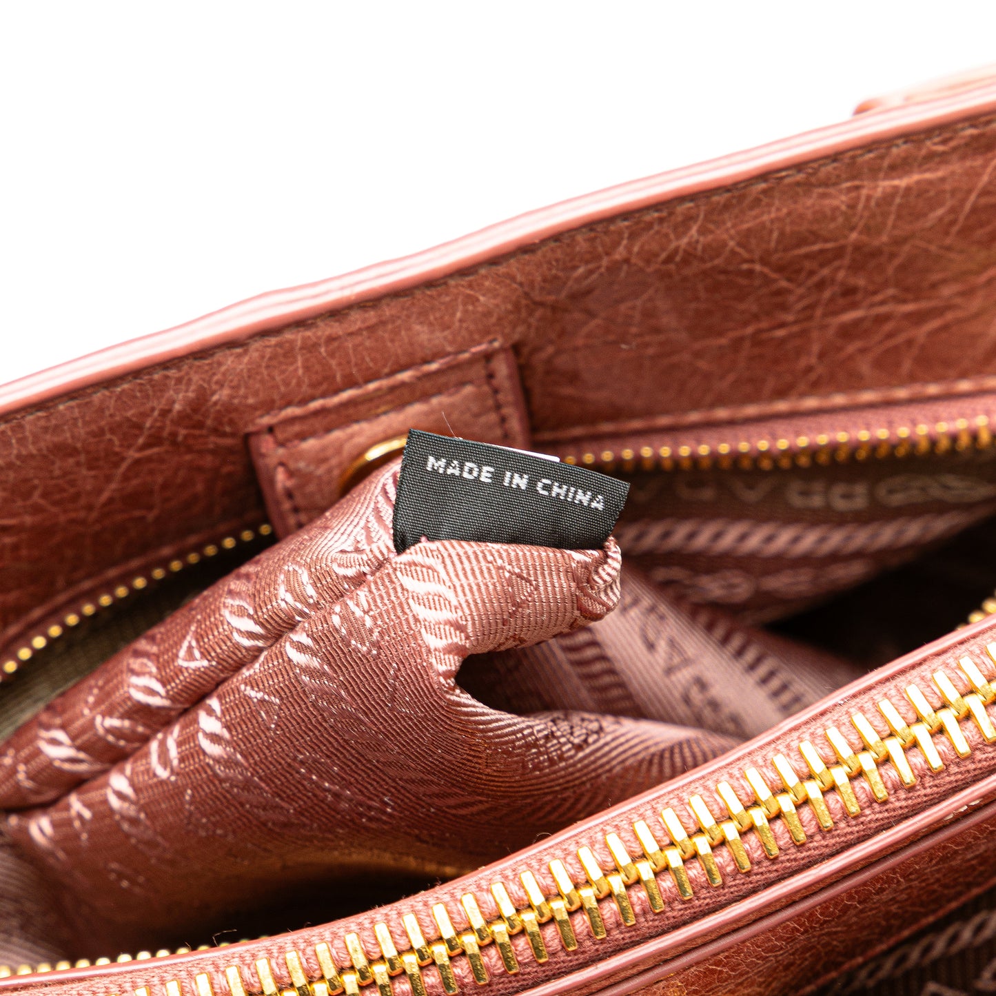 Prada Vitello Shine Satchel