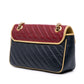 Gucci Medium GG Marmont Bicolor Shoulder Bag