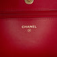 Chanel CC Quilted Velvet Wallet on Chain