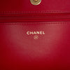 Chanel CC Quilted Velvet Wallet on Chain