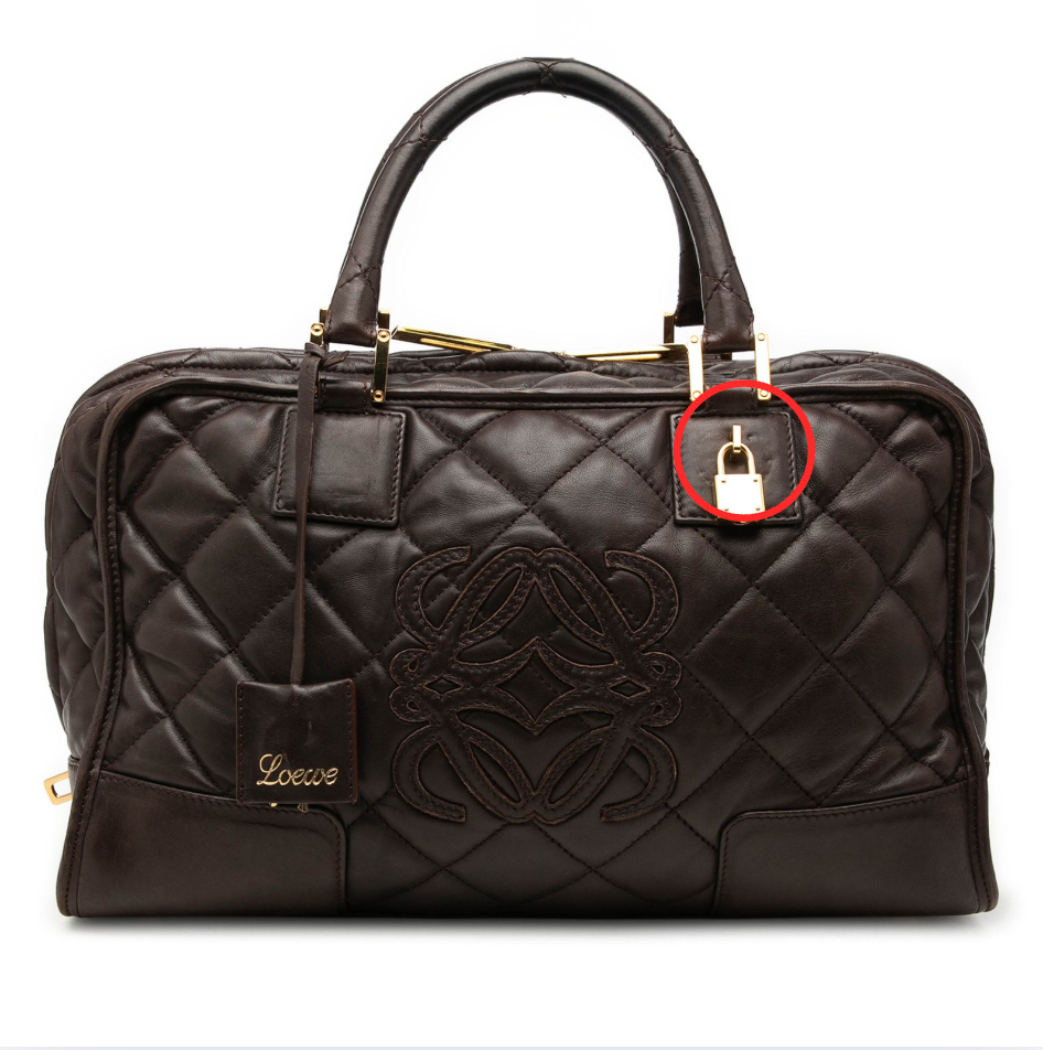 Loewe Quilted Leather Amazona 36