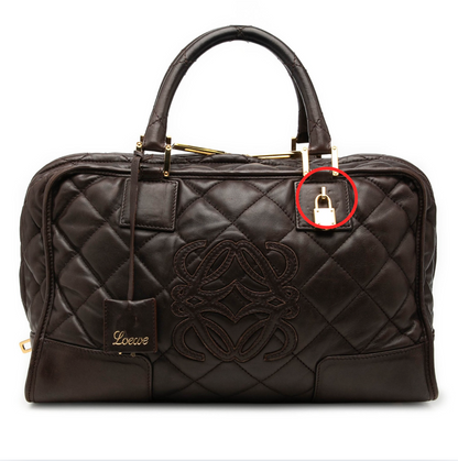 Loewe Quilted Leather Amazona 36