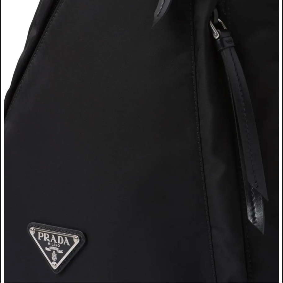 Prada Re-Nylon and leather backpack