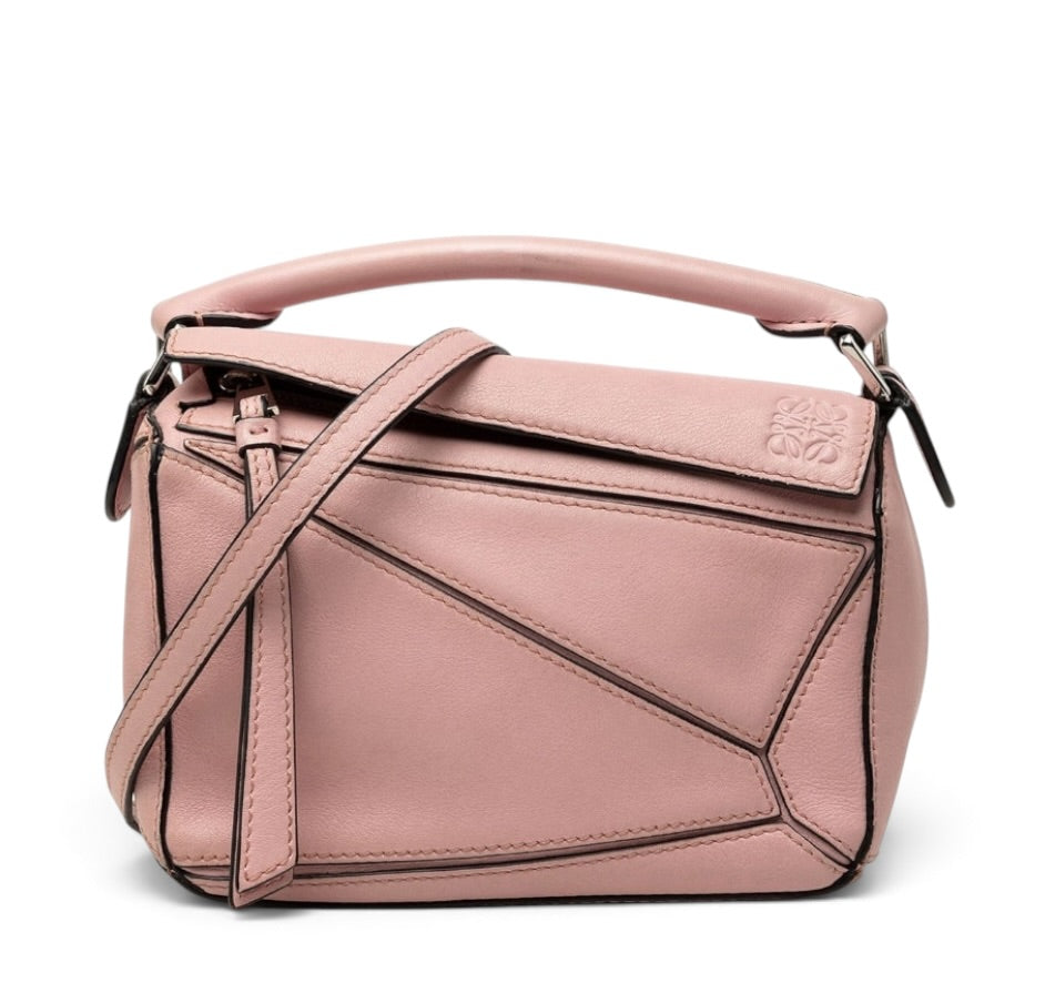 Loewe Mini Calfskin Puzzle Satchel