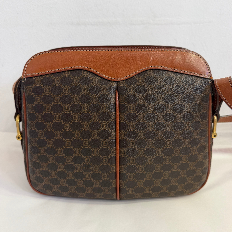 Celine Macadam Coated Canvas Crossbody