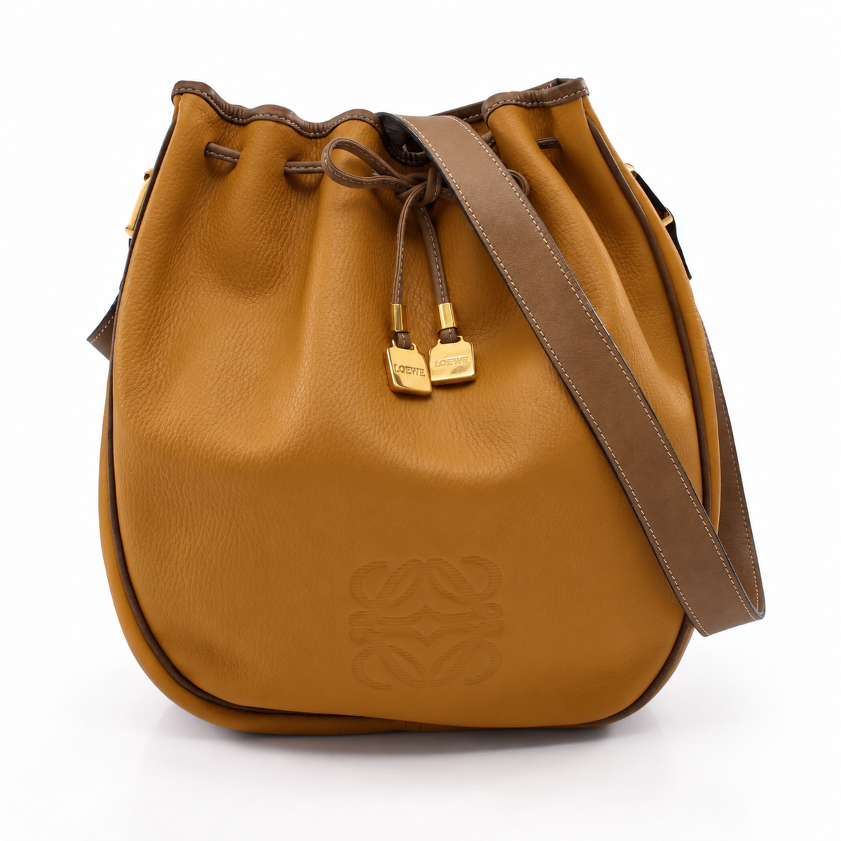 Loewe Vintage Leather Bucket Bag