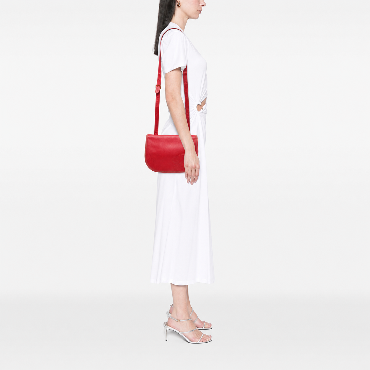 Loewe Leather Anagram Flap Crossbody