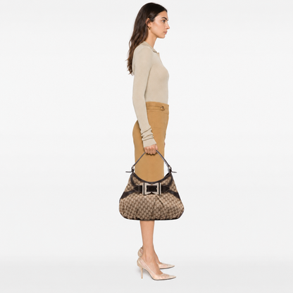 Gucci Large GG Canvas Dialux Queen Hobo