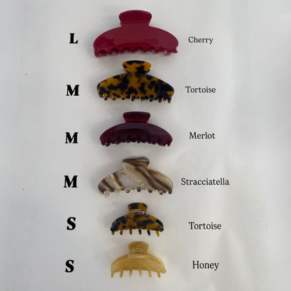 Hair clip L | Cherry