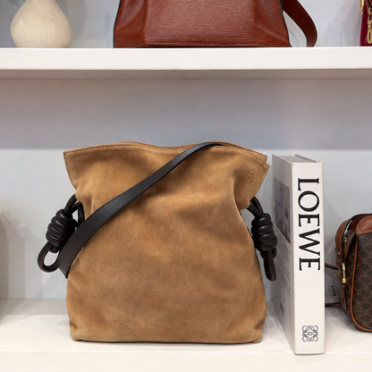 Loewe Suede Flamenco Bag