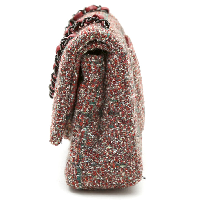 Chanel Medium Classic Tweed Double Flap